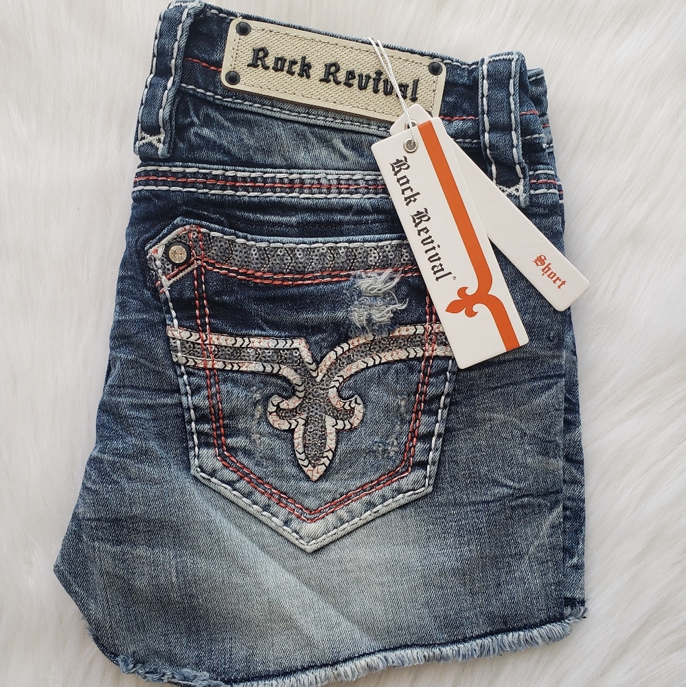 BRAND NEW WITH TAGS Rock Revival "Windie" Shorts